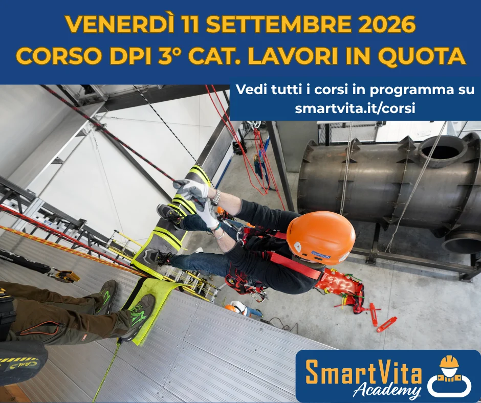 Corso DPI di 3° Categoira Lavori in Quota - 11/09/26