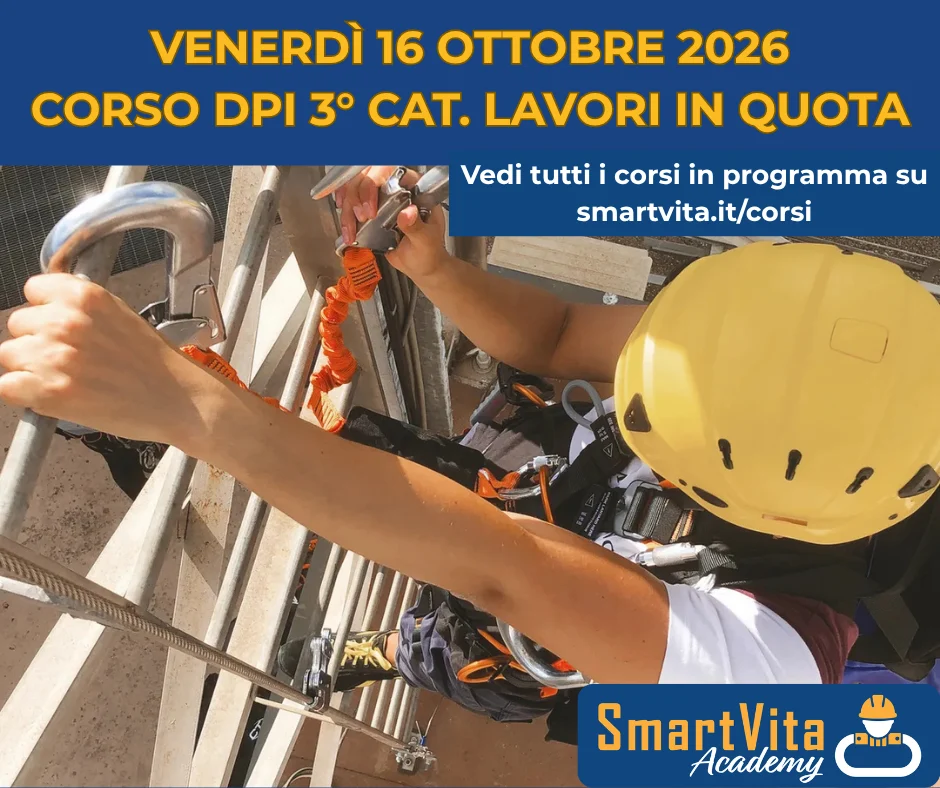 Corso DPI di 3° Categoira Lavori in Quota - 16/10/26